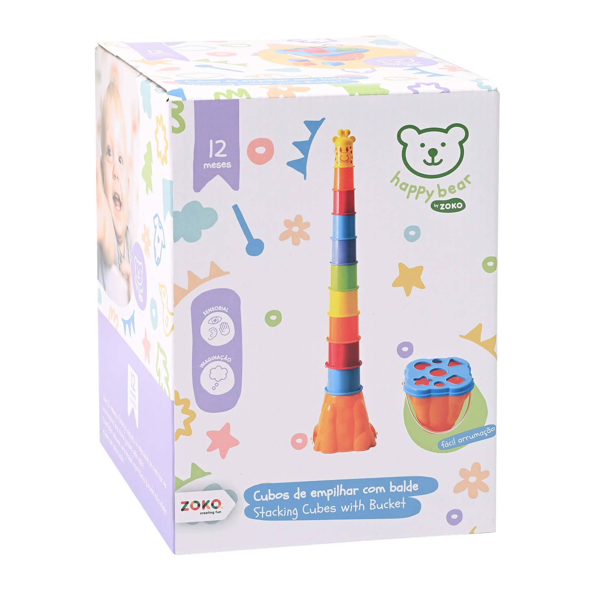 Cubos de Empilhar com Balde