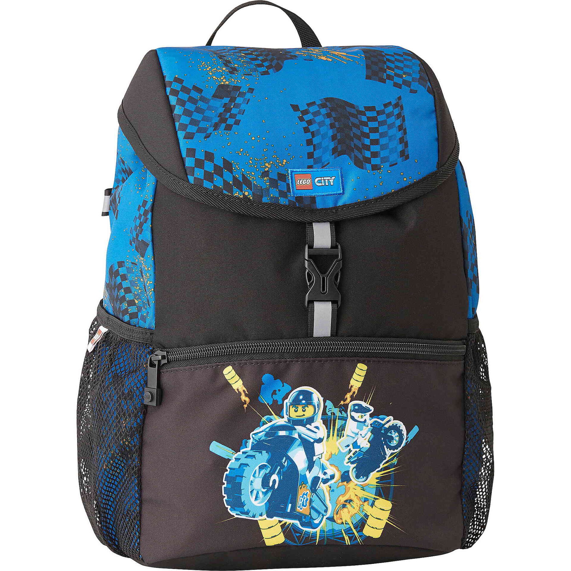 Mochila Pequena Azul e Preta Race