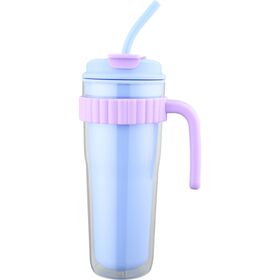 Caneca 900ml Azul e Lilás