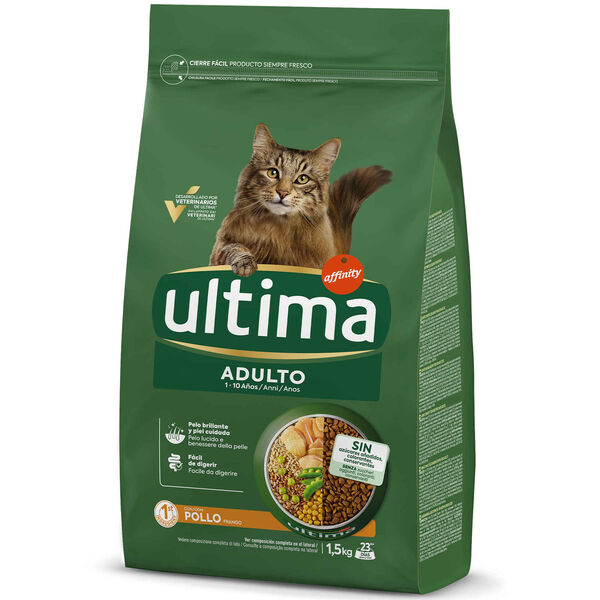 Ração para Gato Adulto Frango Affinity Ultima