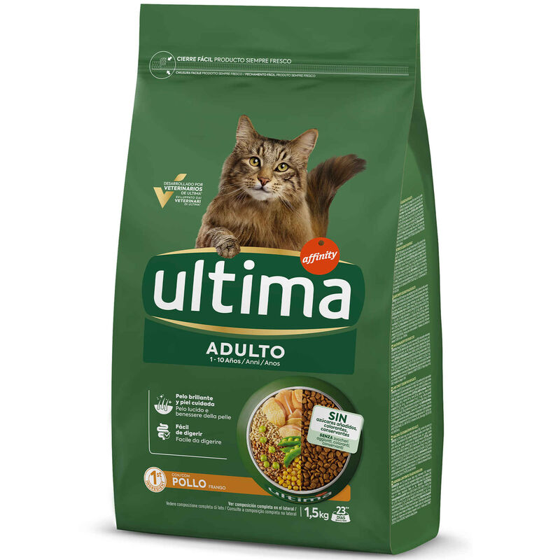 Ração para Gato Adulto Frango Affinity Ultima