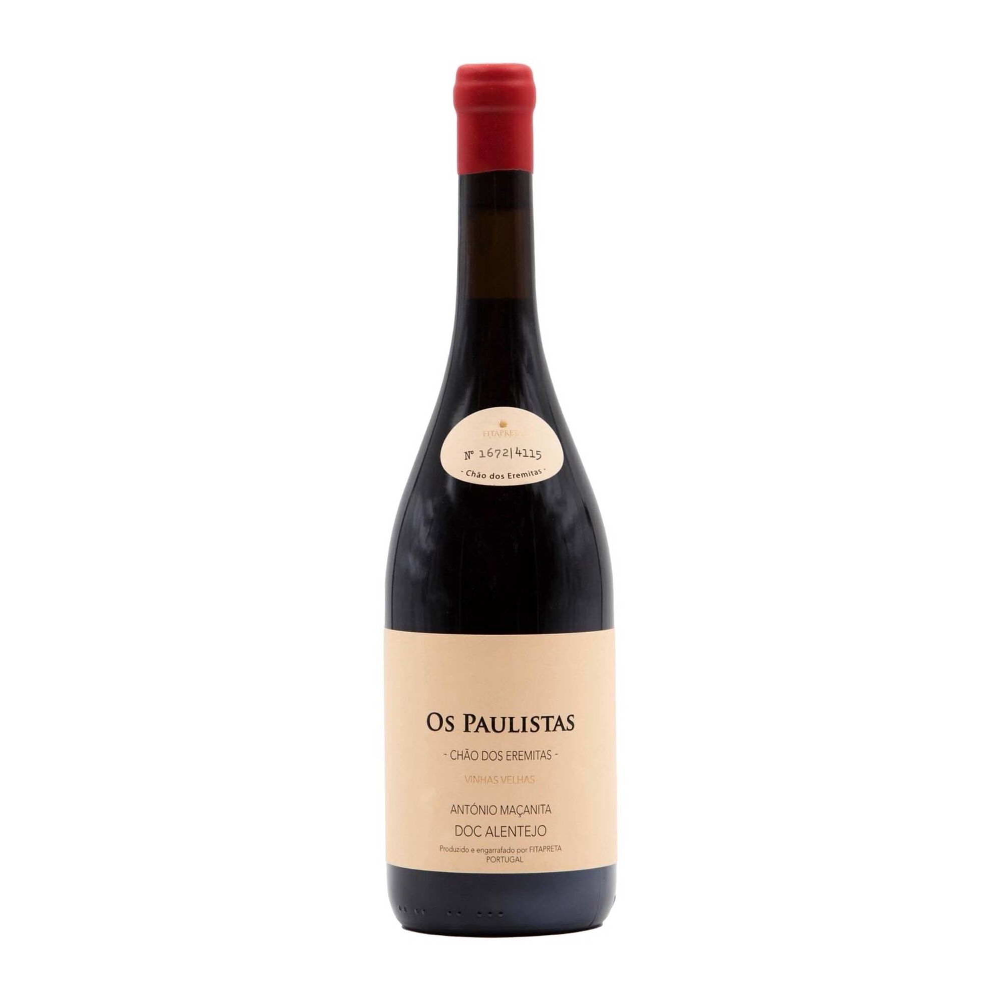 Fita Preta Ch&atilde;o dos Eremitas Os Paulistas Alentejano Vinho Tinto
