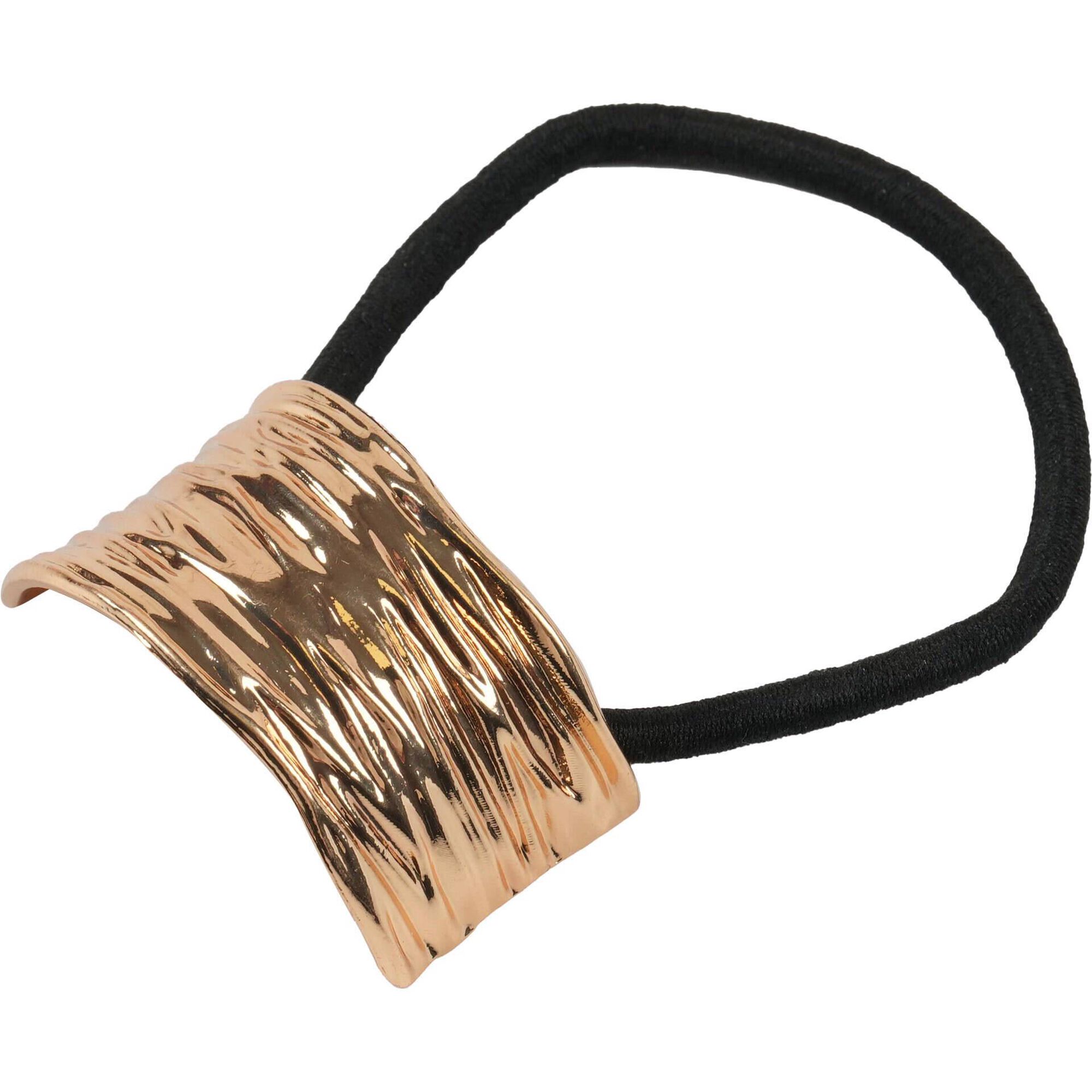 El&aacute;stico de Cabelo Dourado Bazar&atilde;o