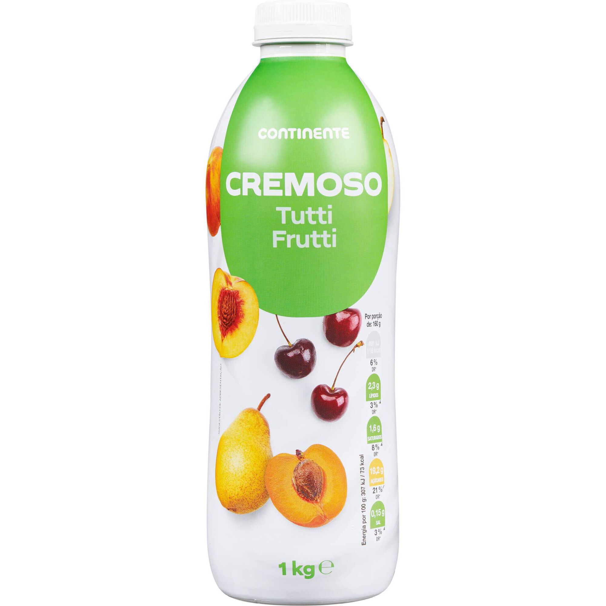 Iogurte L&iacute;quido Cremoso Tutti Frutti Continente