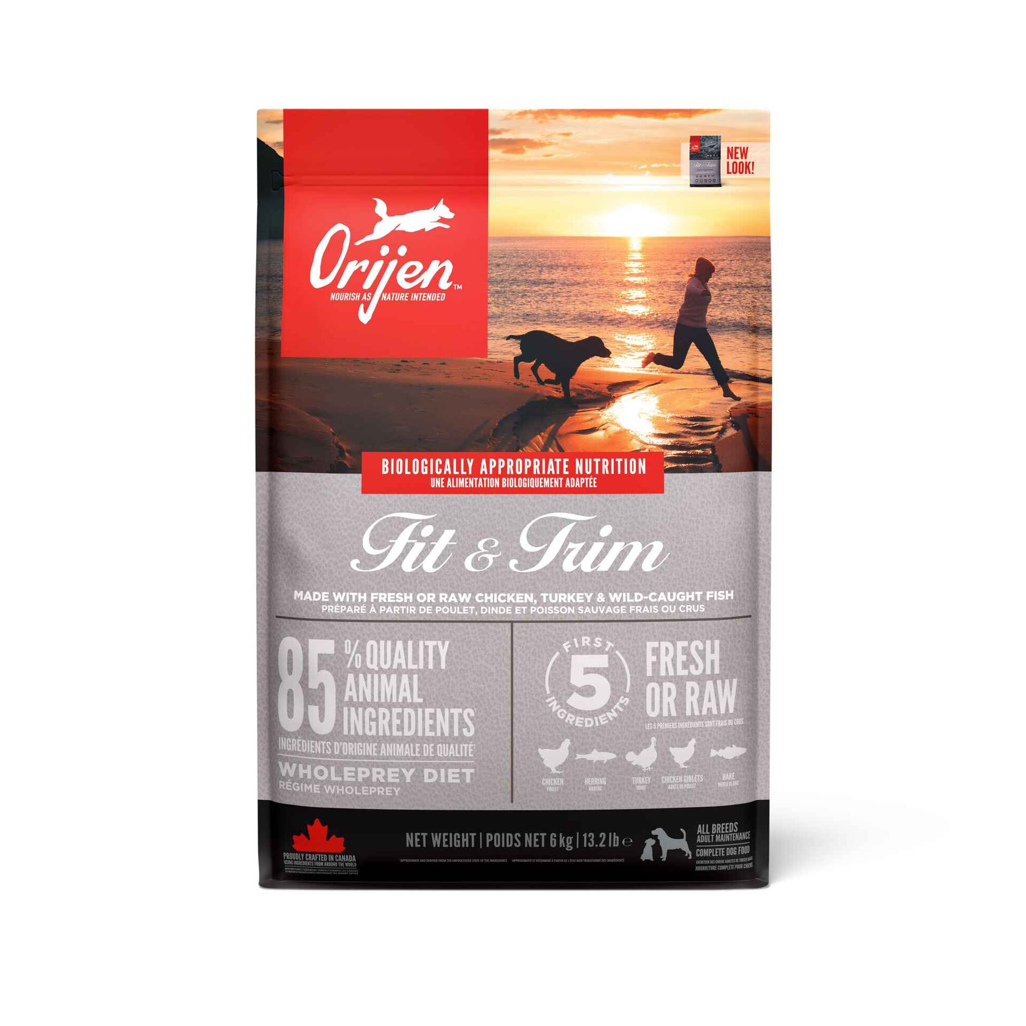 Ra&ccedil;&atilde;o para C&atilde;o Adulto Fit e Trim Orijen