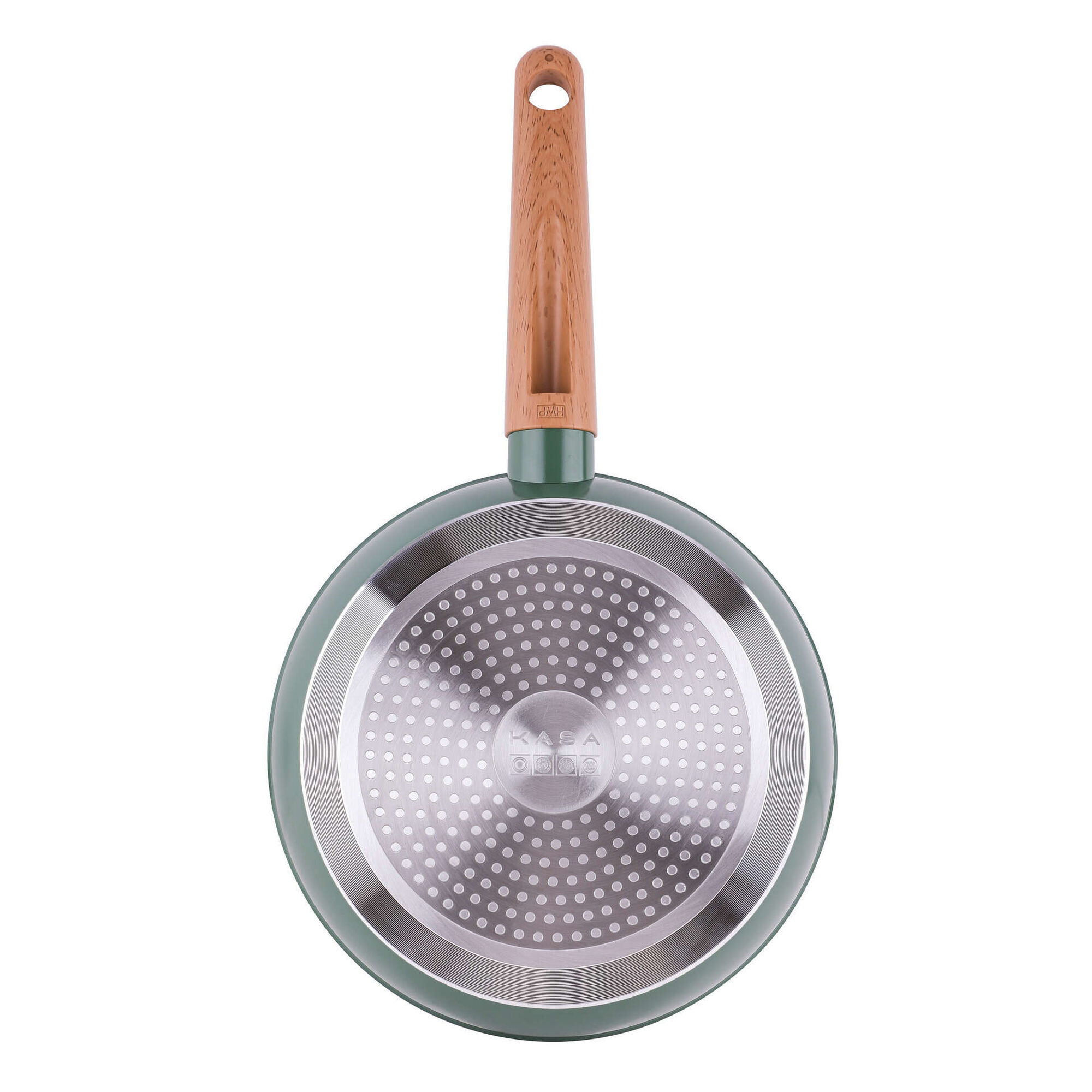 Conjunto Ca&ccedil;arola 20cm e Frigideira 24cm Verde Kasa