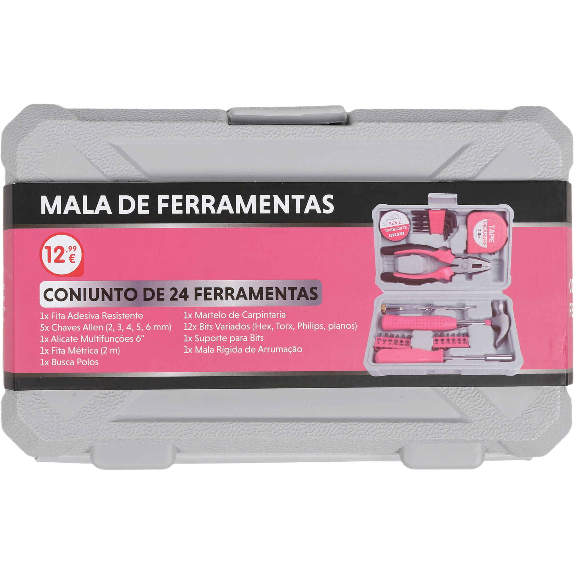 Conjunto de Ferramentas Cor de Rosa Echo