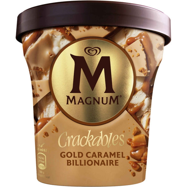 Gelado Double Gold Caramelo Billionaire Magnum