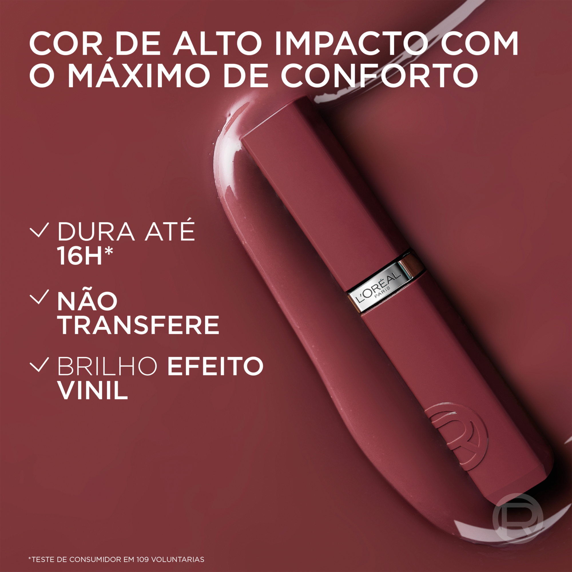 Batom L&iacute;quido Infaillible Laque Resistance 320 L'Or&eacute;al Paris