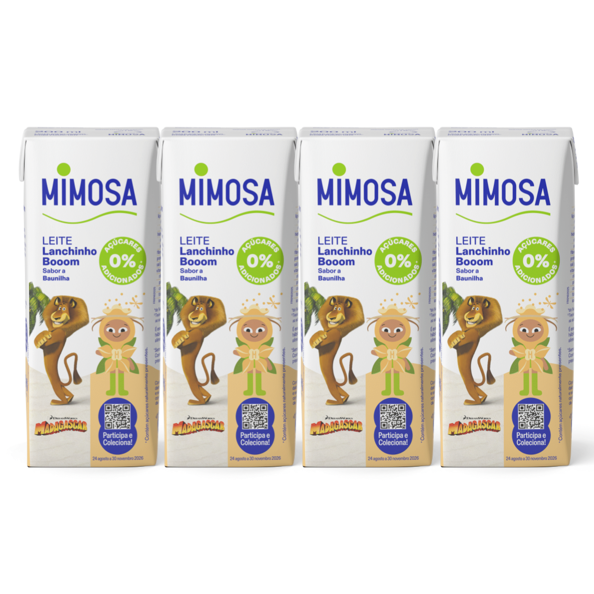 Leite Aromatizado Baunilha Mimosa