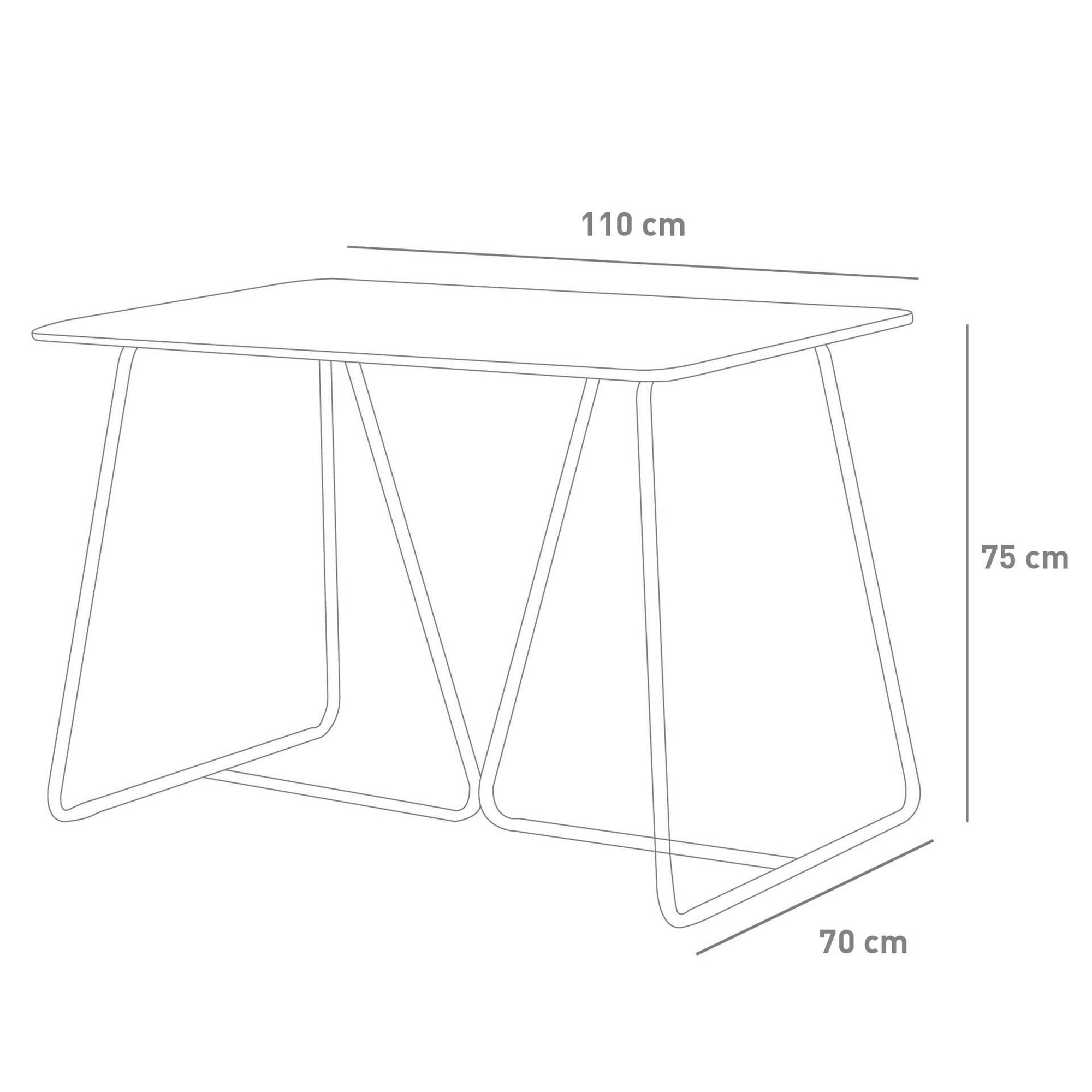 Conjunto Mesa e 4 Cadeiras Light Minimal Kasa