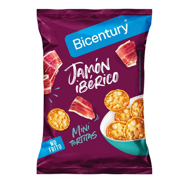 Tortitas Mini de Milho Presunto Ibérico sem Glúten Bicentury