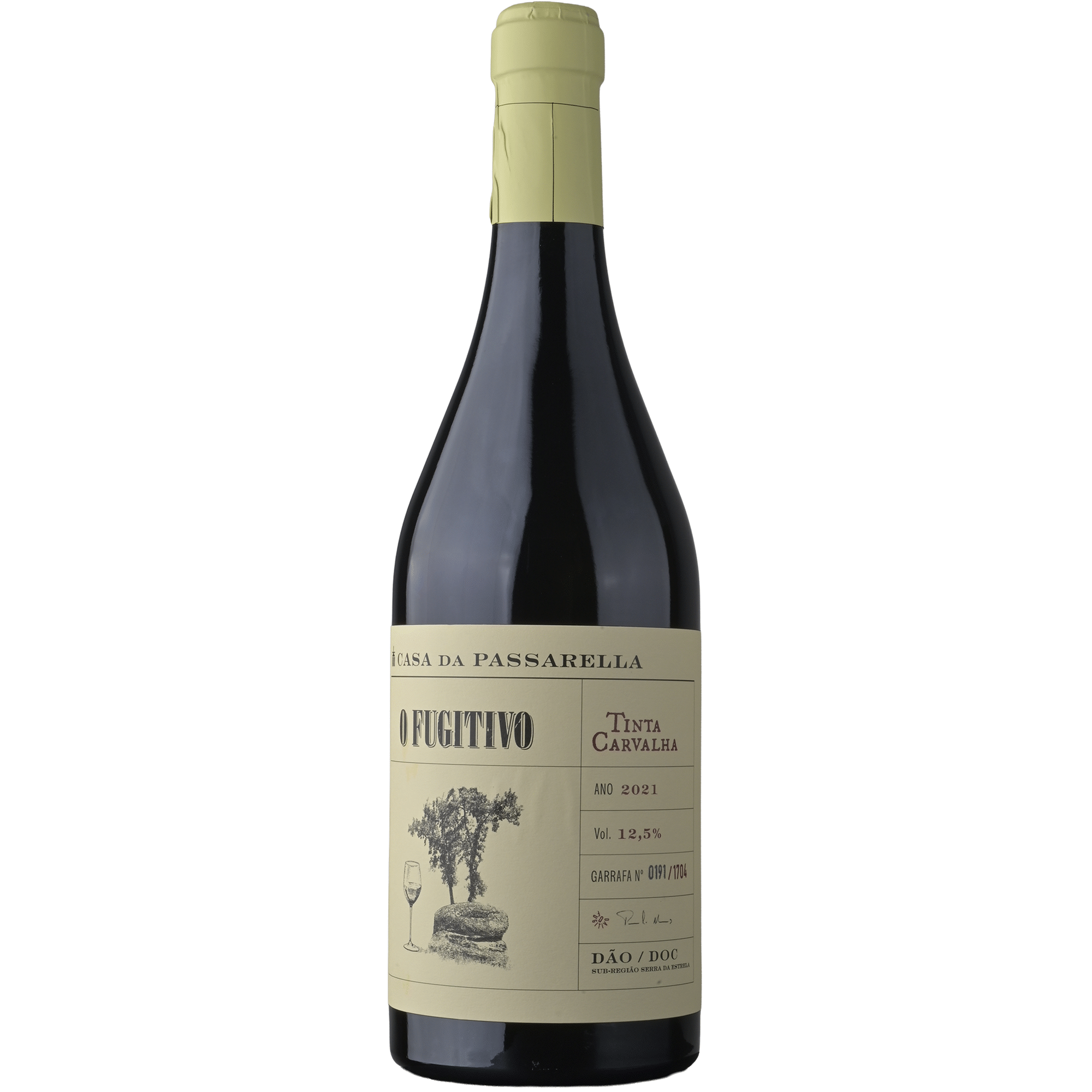 Casa da Passarella O Fugitivo Tinta Carvalha D&atilde;o Vinho Tinto