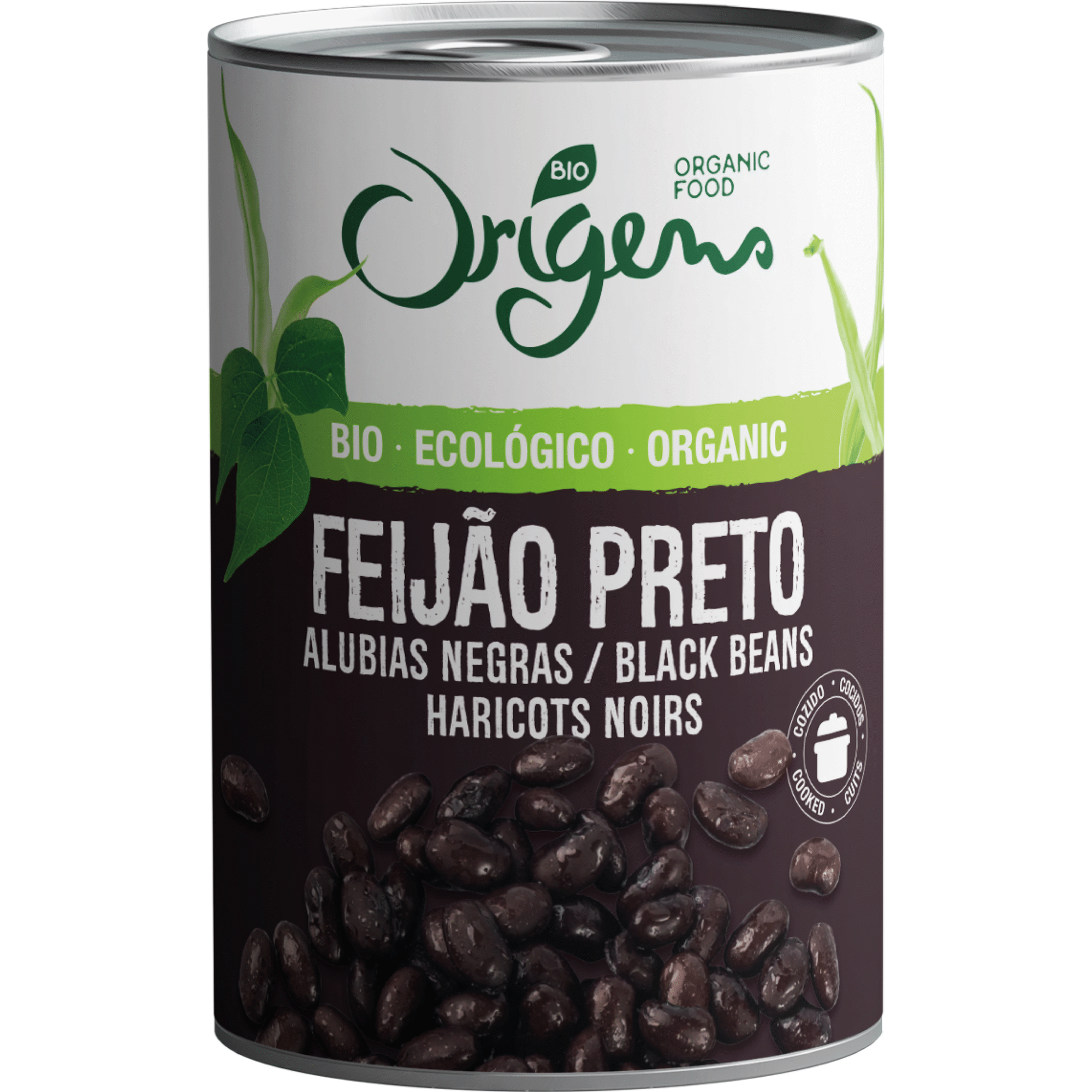 Feij&atilde;o Preto Cozido Origens Bio