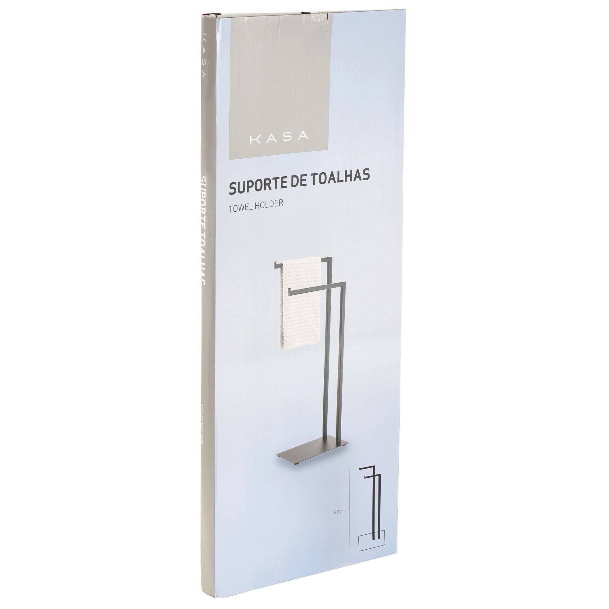 Suporte de Toalhas Preto Kasa