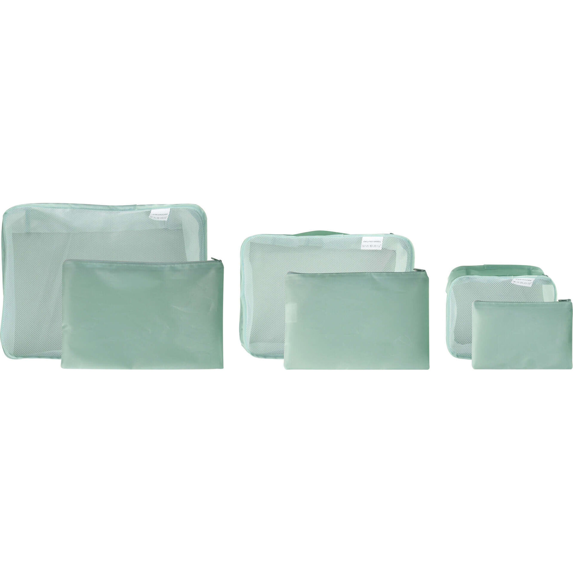 Conjunto 6 Sacos de Arruma&ccedil;&atilde;o para Viagem Bazar&atilde;o