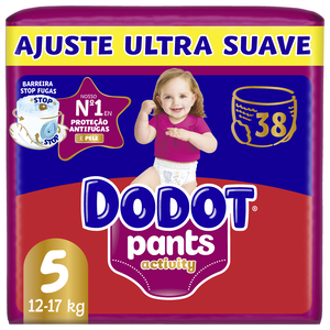 Fraldas Pants Activity Extra 12-17kg T5 Dodot
