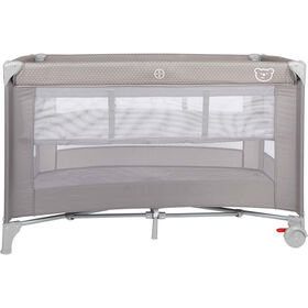 Cama de Viagem 2 N&iacute;veis Cinza Happy Bear