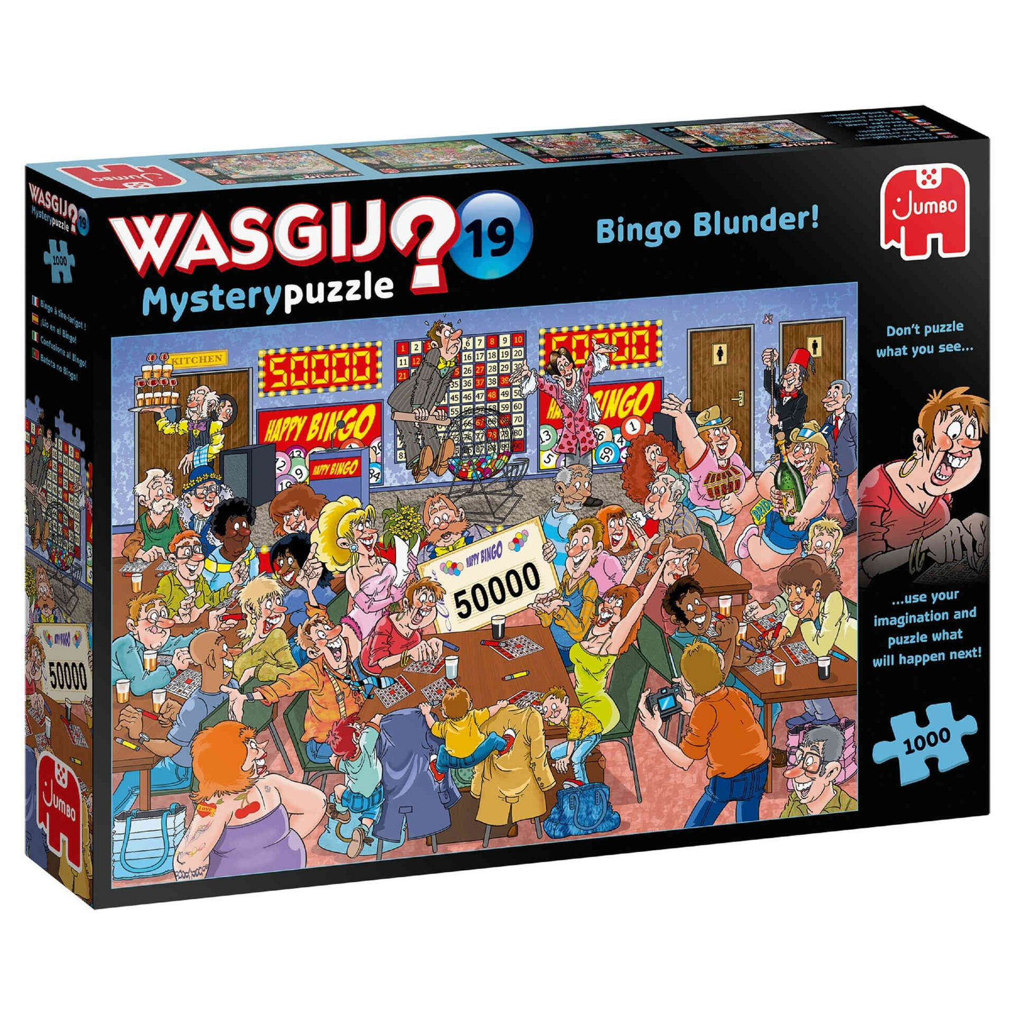 Puzzle Wasgij Mystery 19 - Bingo Blunder (1000 Peças) Puzzle Wasgij Mystery 19 - Bingo Blunder (1000 Peças)