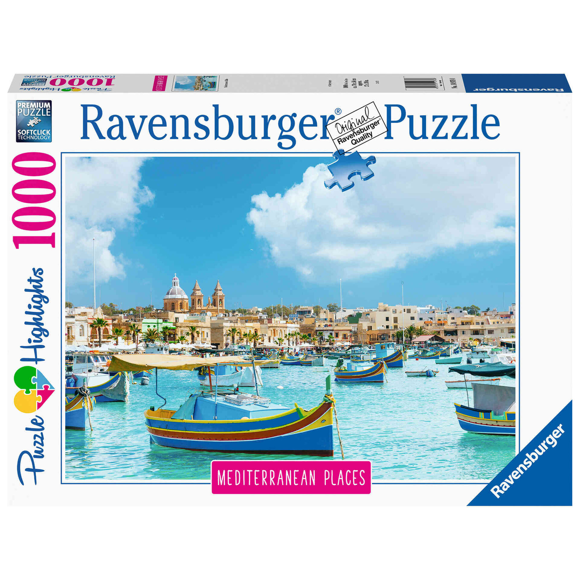 Puzzle Malta Mediterrâneo 1000 Peças Puzzle Malta Mediterrâneo 1000 Peças