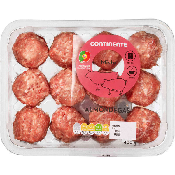 Almôndegas Mistas Continente