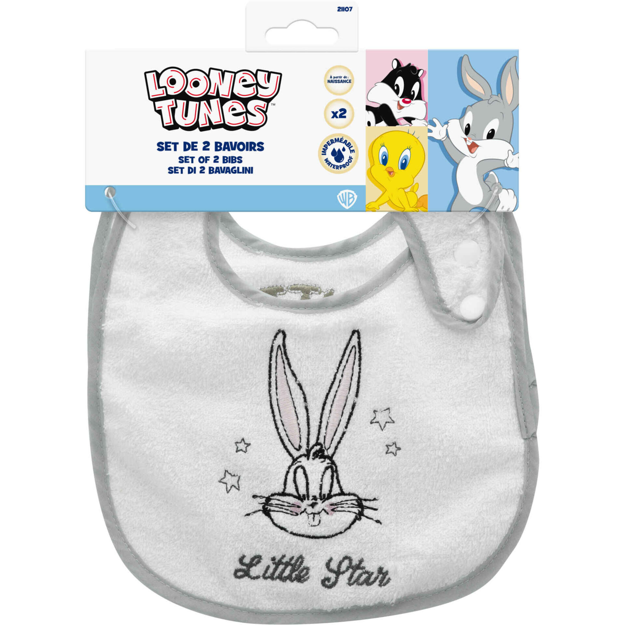 Pack 2 Babetes Looney Tunes Abc