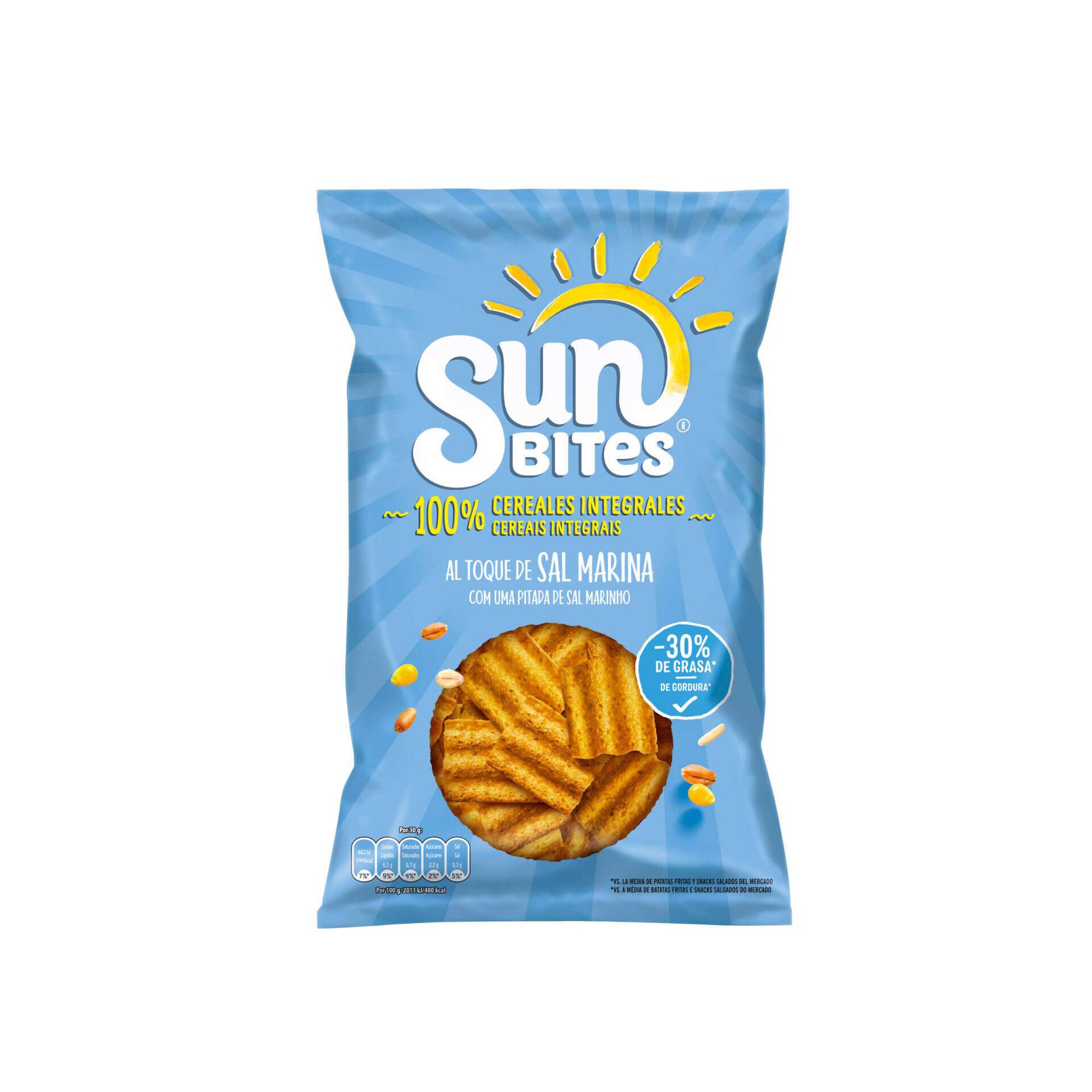 Snacks Equilíbrio de Cereais Sal Marinho Snacks Equilíbrio de Cereais Sal Marinho