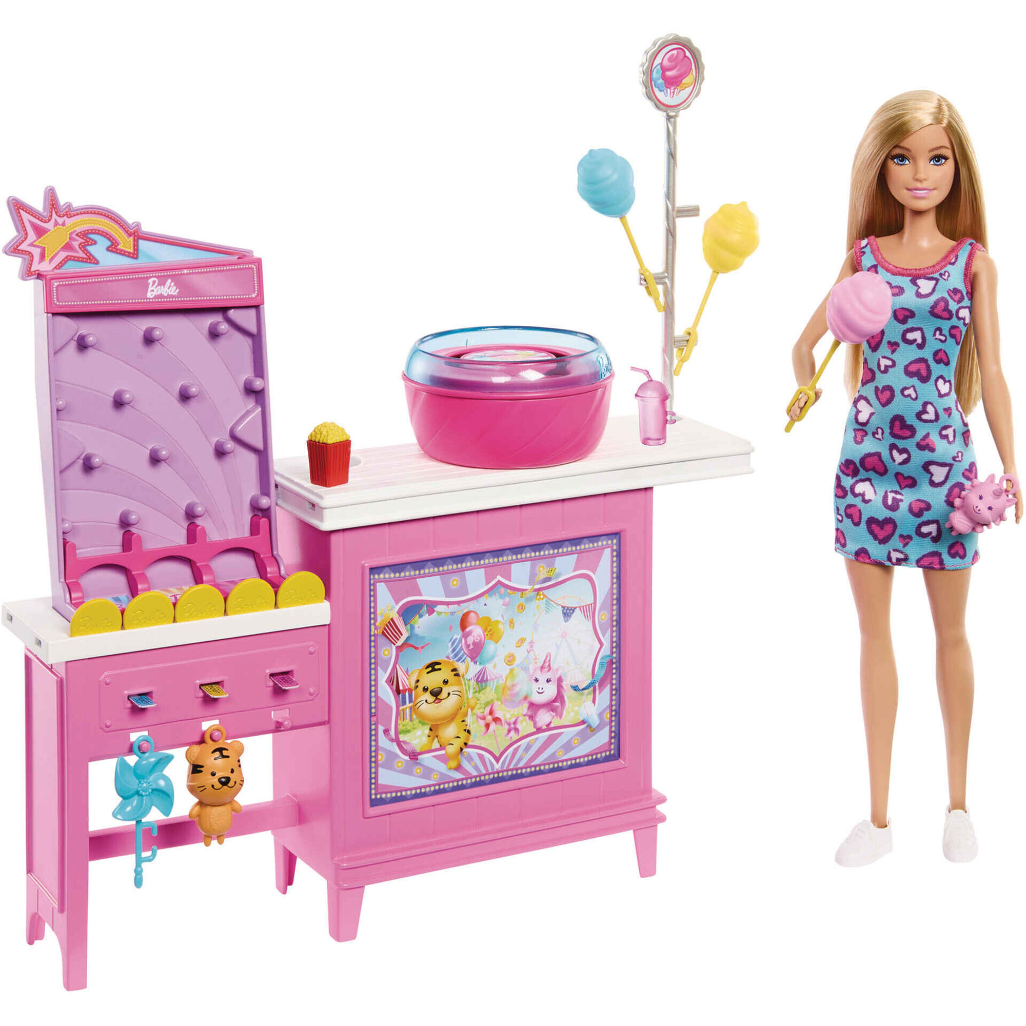 Barbie Mysteries Malibu Boneca e Conjunto Algodão Doce