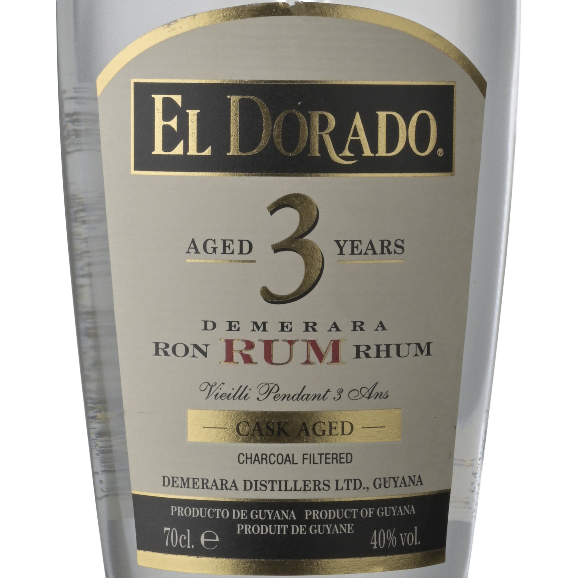 El Dorado Rum 3 Anos Cask Aged Blanco