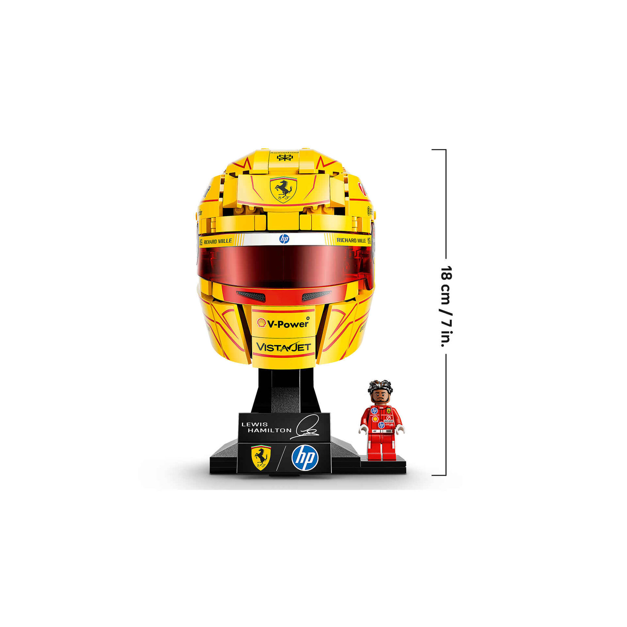 LEGO - Capacete Scuderia Ferrari HP de Lewis Hamilton - 43022
