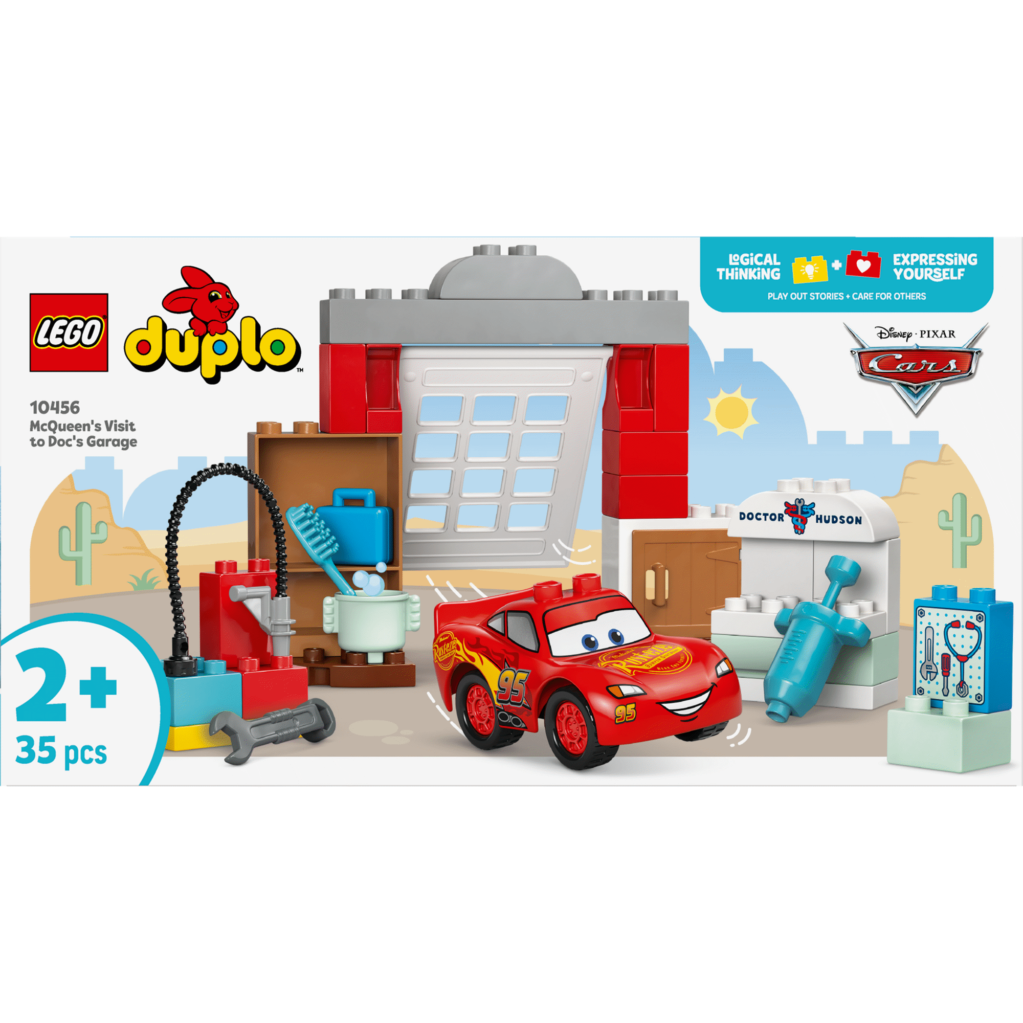 LEGO Duplo - Visita do McQueen &agrave; Garagem do Doc - 10456