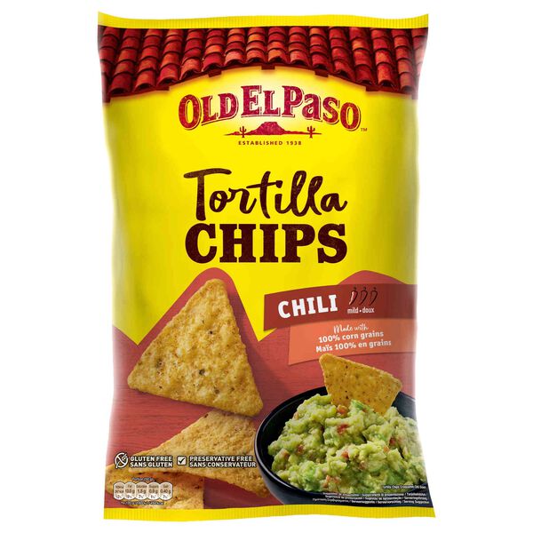 Snacks Tortilha Chips Chili Old El Paso