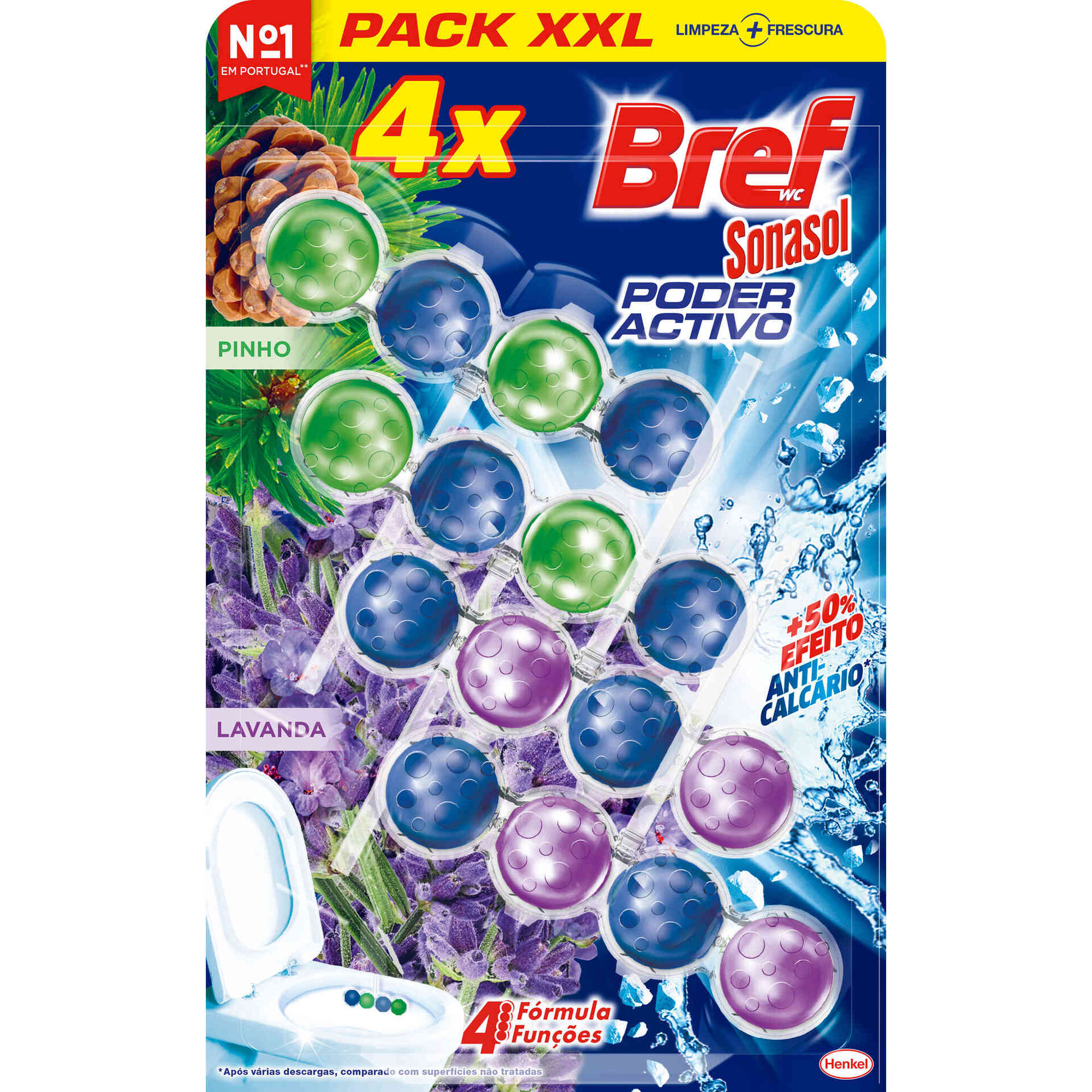 Bloco Sanitário Poder Ativo Pinho e Lavanda Bloco Sanitário Poder Ativo Pinho e Lavanda