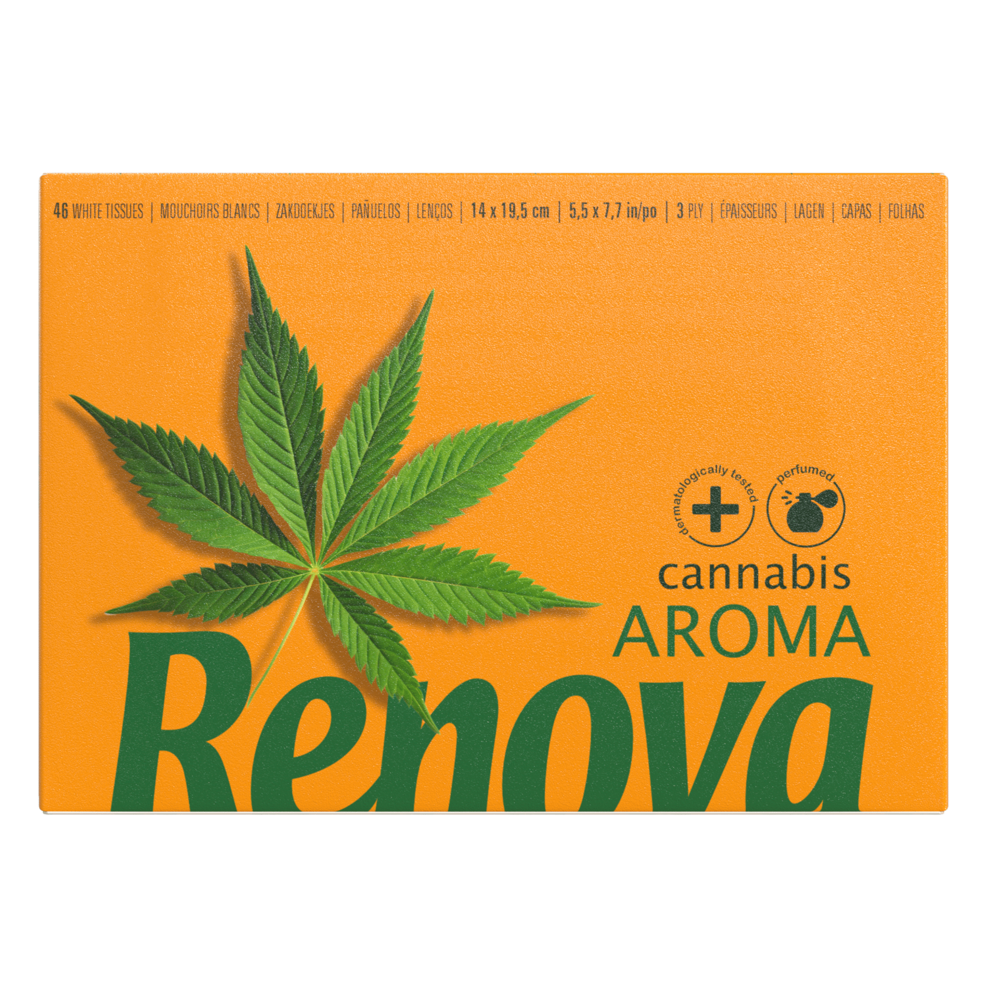 Lenços Faciais Mini Cannabis