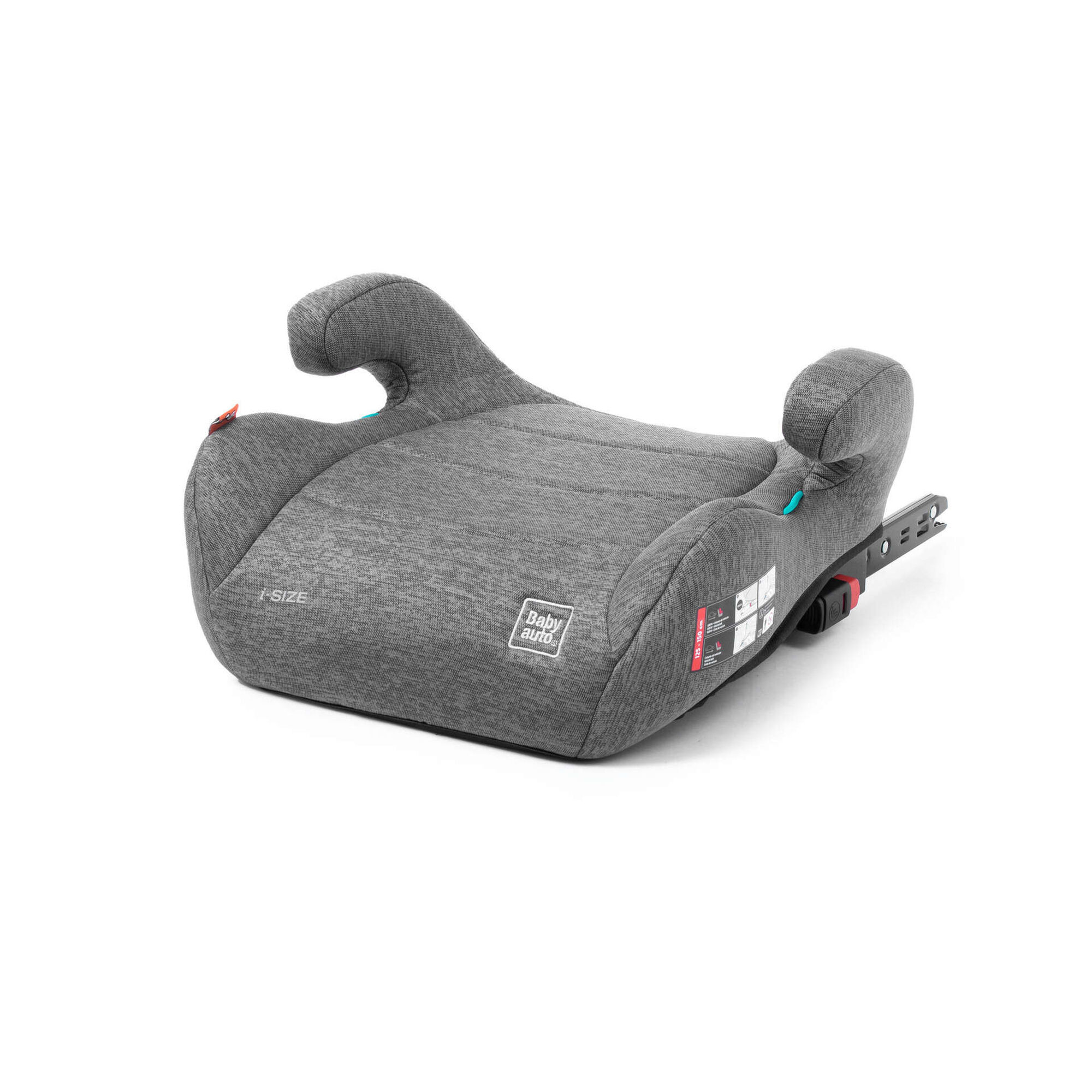 Assento Auto I-Size 125-150cm Isofix Cinza Nauna Babyauto