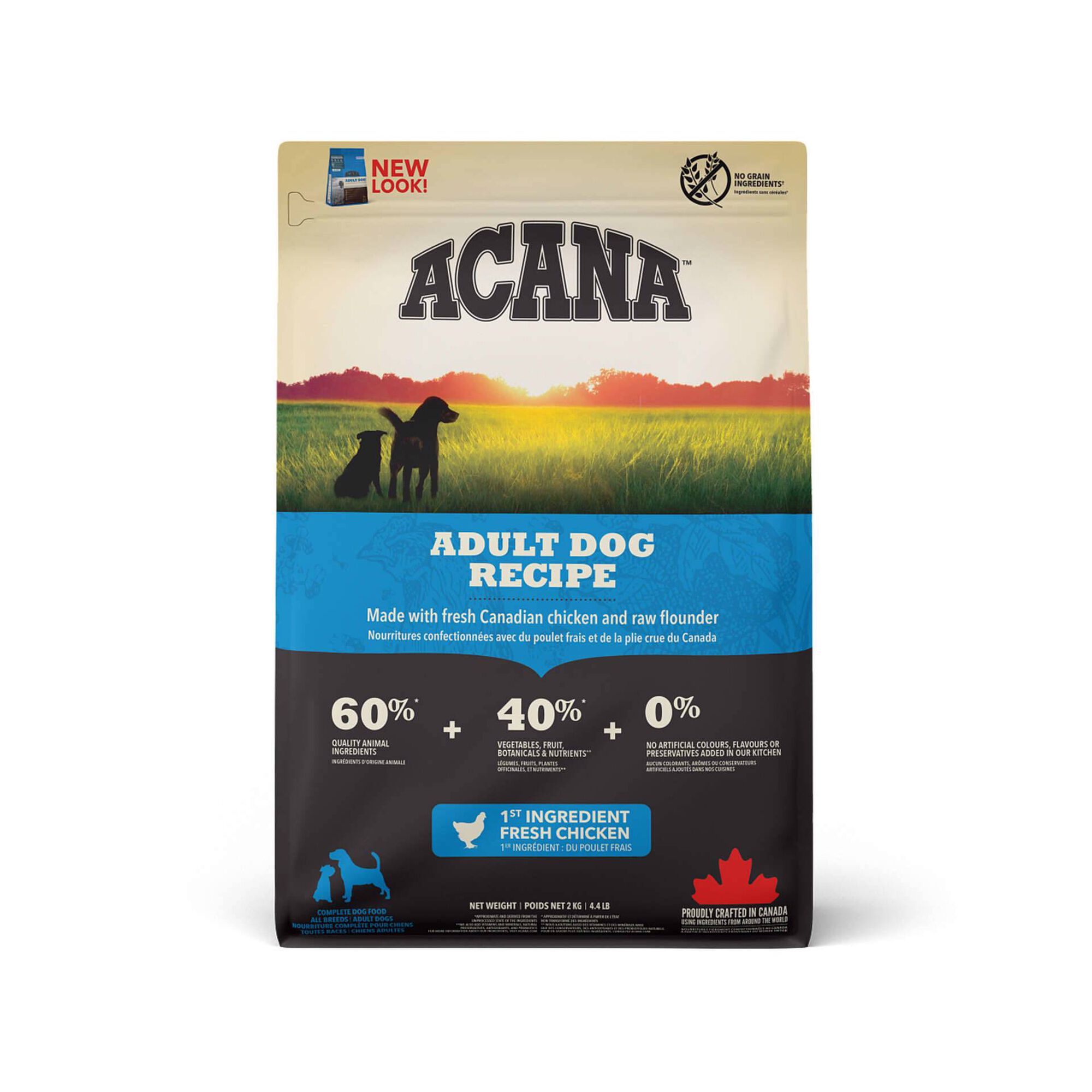 Ra&ccedil;&atilde;o para C&atilde;o Adulto Recipe Acana