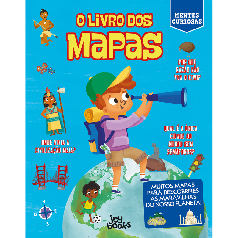 Mentes Curiosas - O Livro dos Mapas de Silvia Lombardi