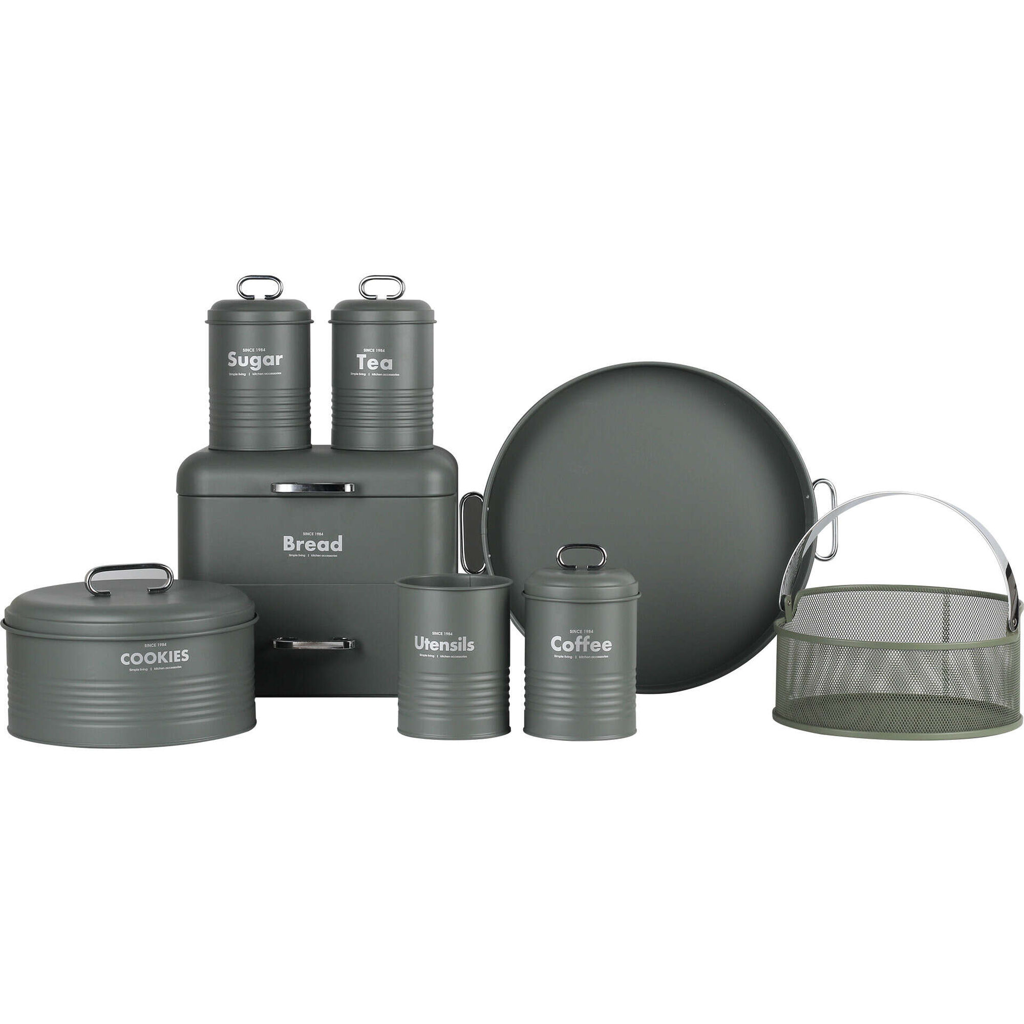 Lata com Tampa Ch&aacute; Silverfarm Kasa