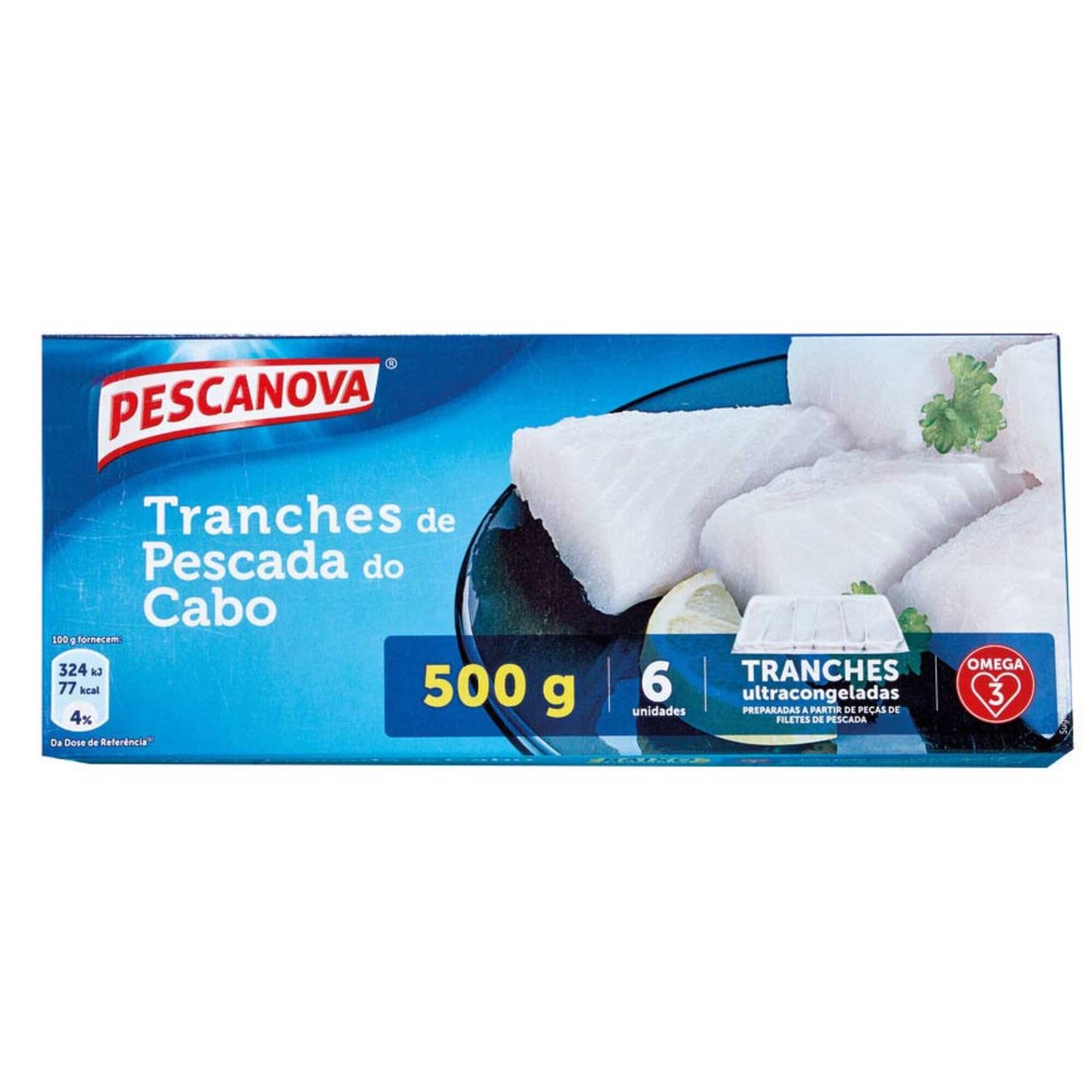 Tranches de Pescada sem Pele Ultracongeladas