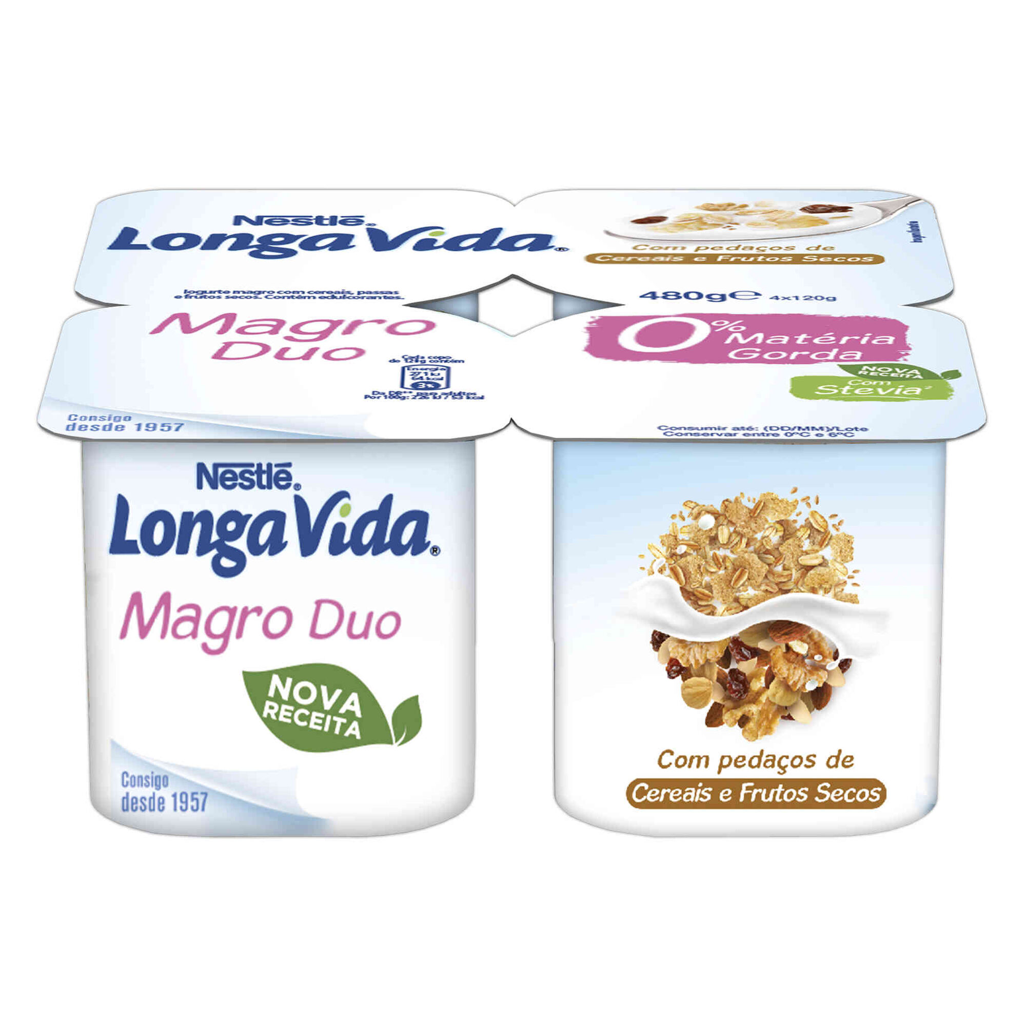 Iogurte Pedaços Magro Muesli e Cereais