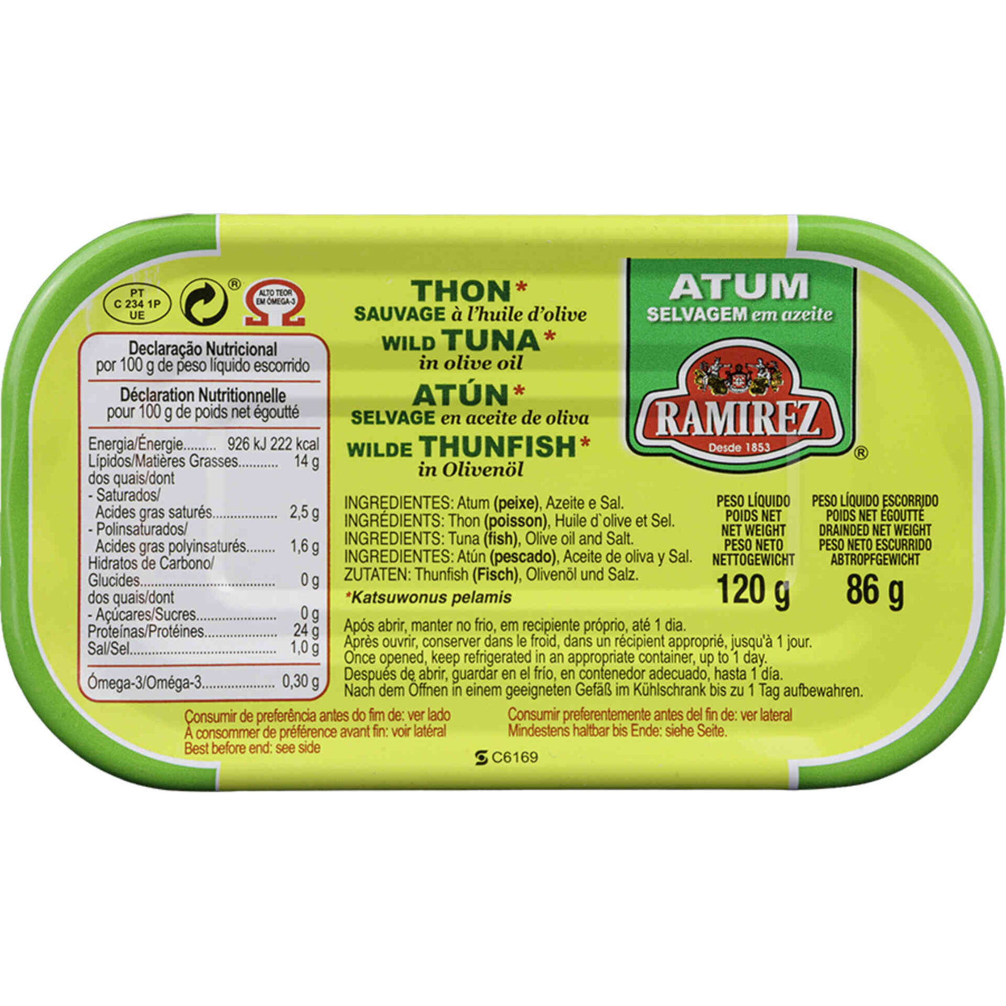 Atum em Azeite Ramirez