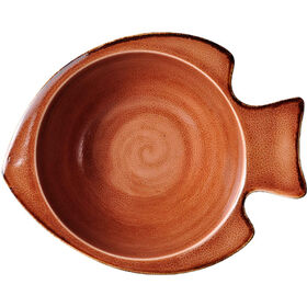 Ta&ccedil;a Peixe 29cm Laranja Kasa