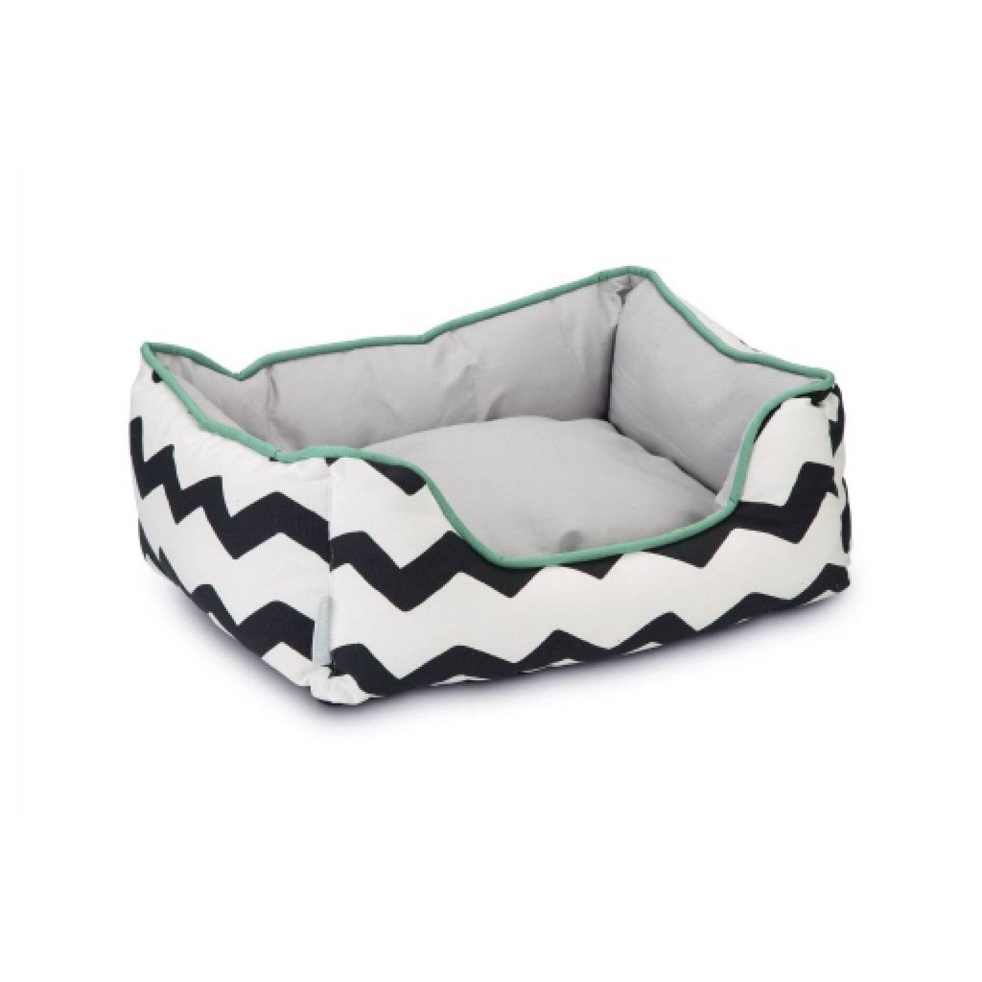 Cama para Cão e Gato Ligy Preto e Branco 48x37x16 cm Cama para Cão e Gato Ligy Preto e Branco 48x37x16 cm