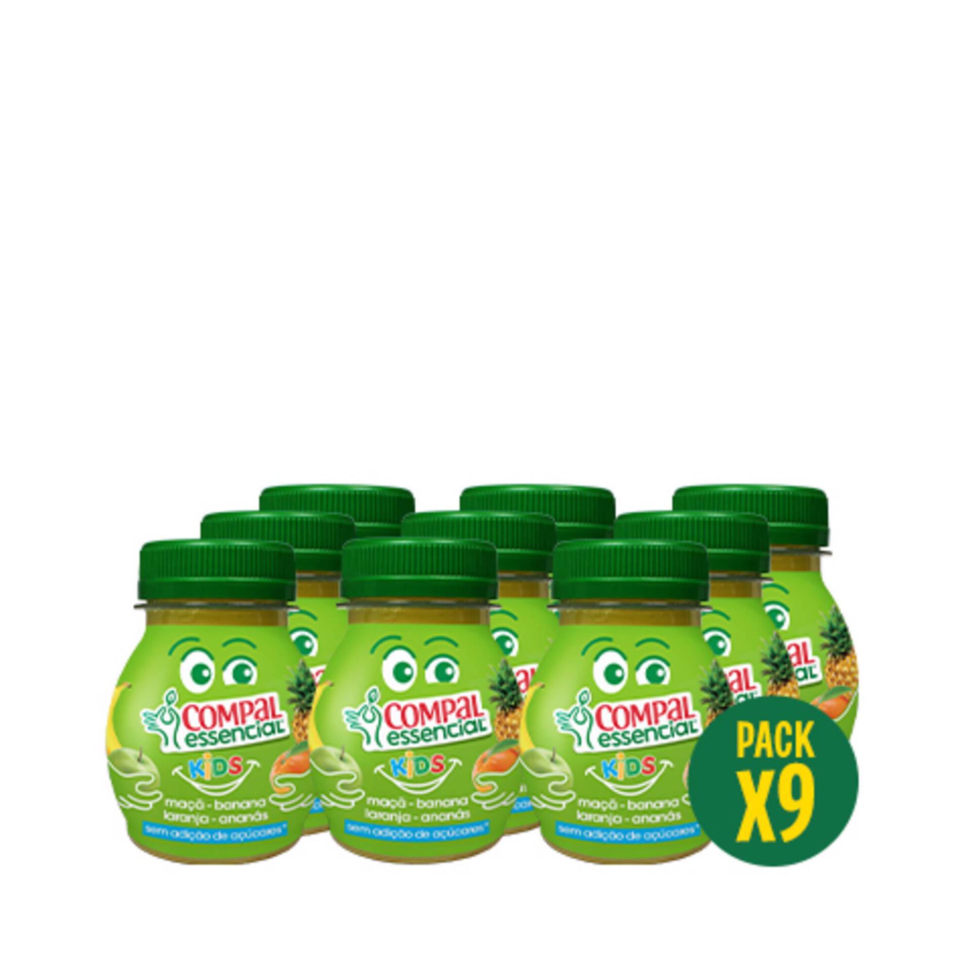 Dose Fruta Maçã, Banana, Laranja e Ananás Kids