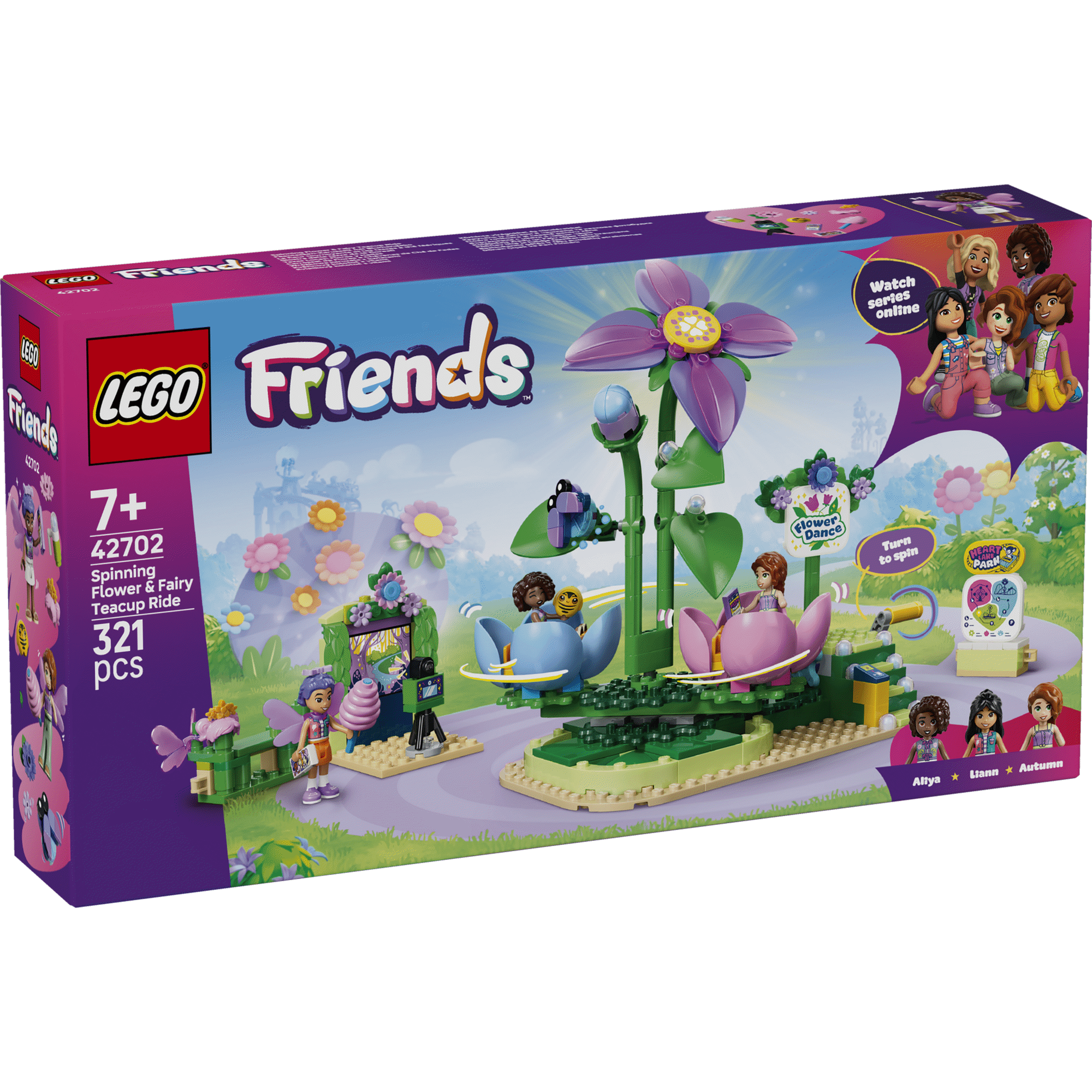 LEGO Friends - Carrossel de Flores e Ch&aacute;venas de Ch&aacute; de Fadas - 42702