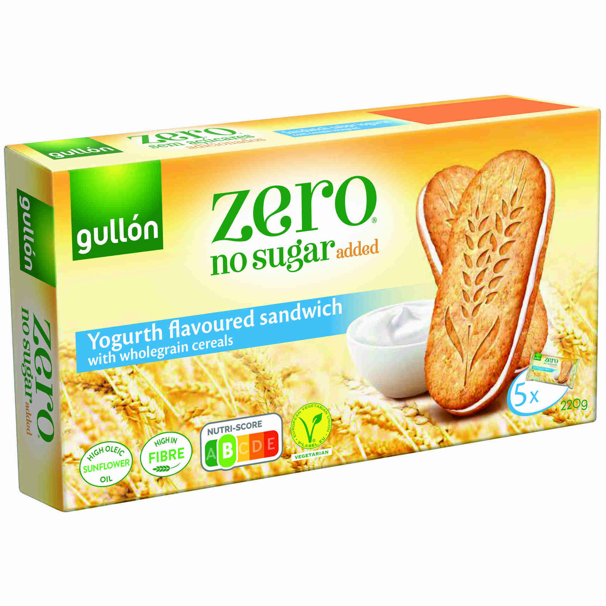 Bolachas Diet Natur com Recheio de Iogurte