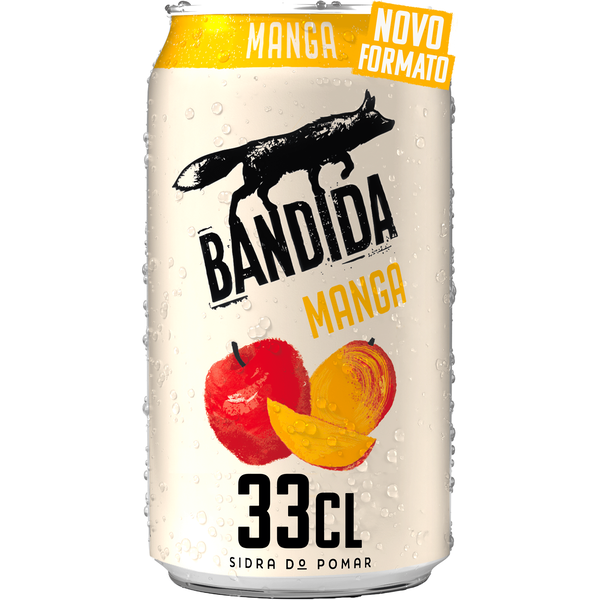Sidra em Lata com Álcool Maçã e Manga Bandida