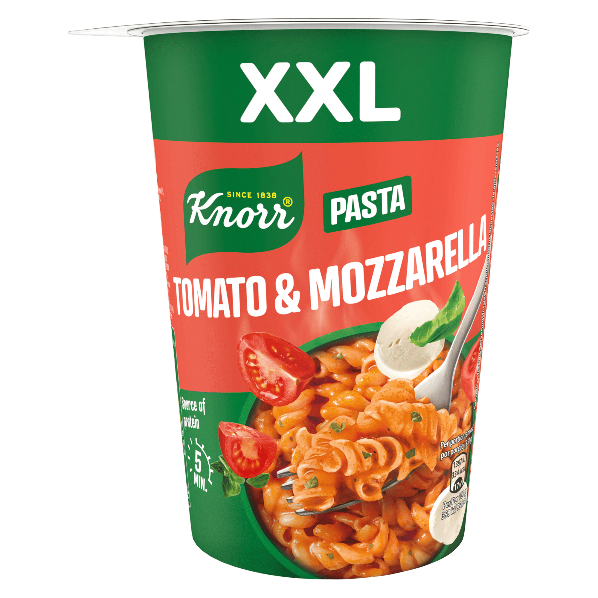 Pasta Tomate e Mozzarella Pot