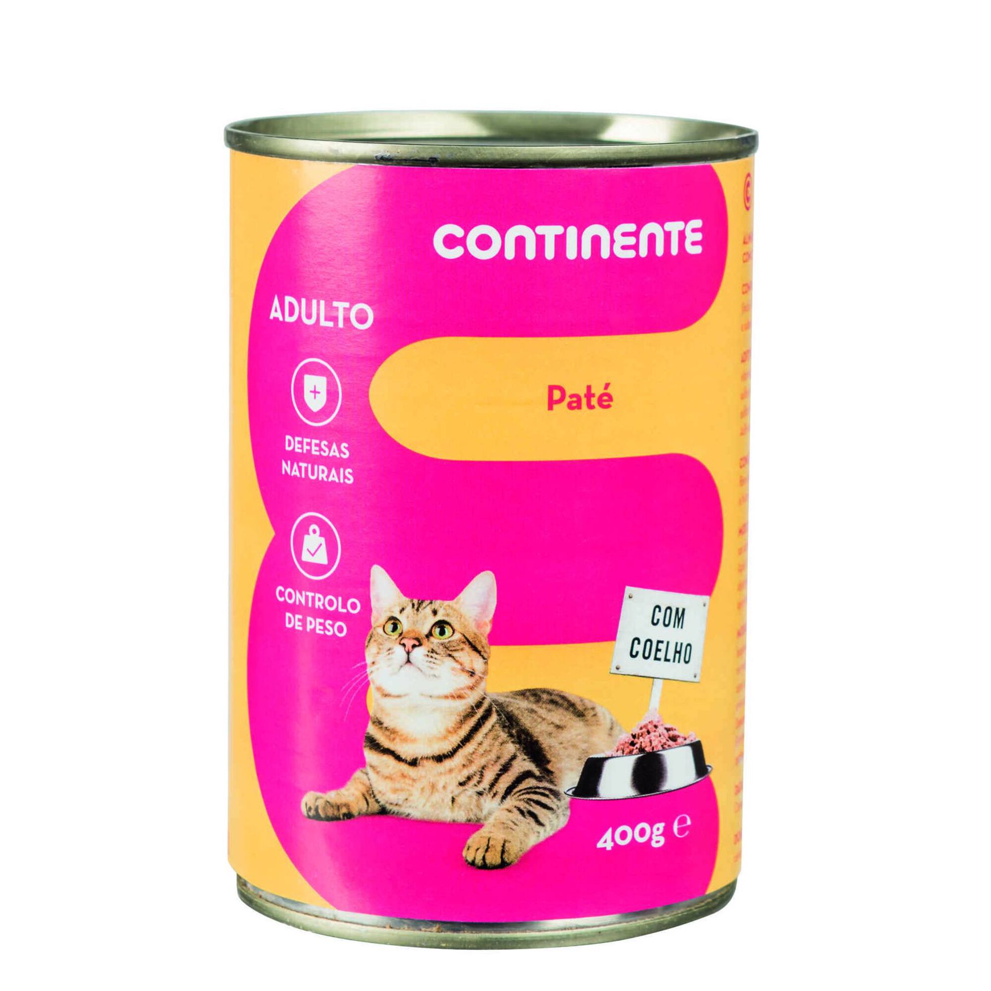 Comida Húmida para Gato Adulto Patê Coelho Lata Comida Húmida para Gato Adulto Patê Coelho Lata