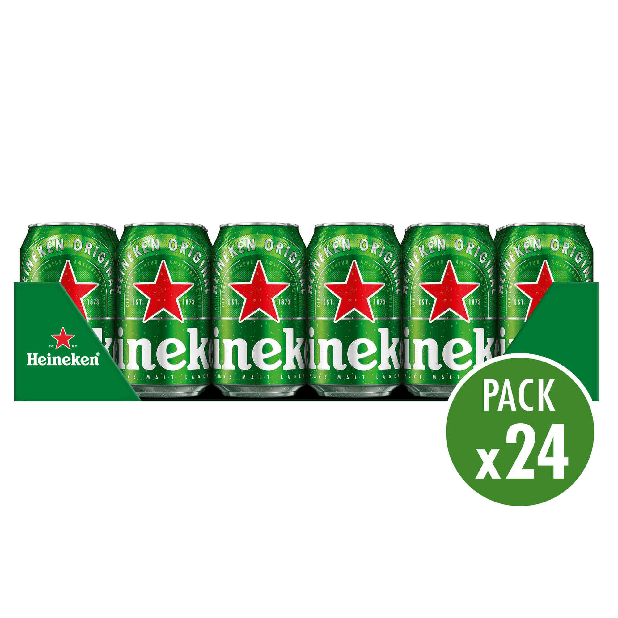 Cerveja em Lata com &Aacute;lcool Heineken